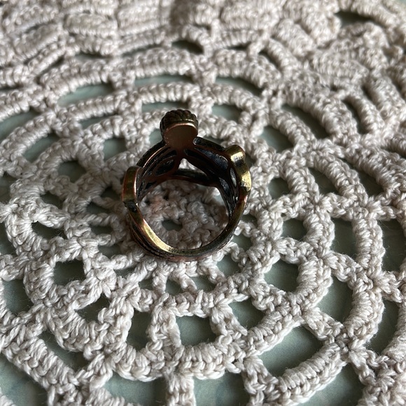 Brass octopus ring, size 6.5 - Picture 4 of 4